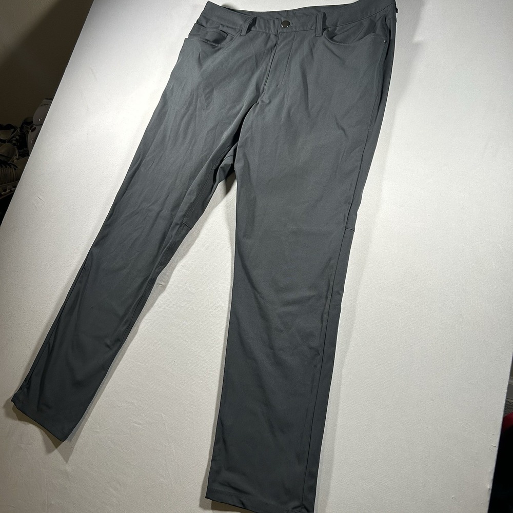 Lululemon ABC Classic-Fit 5 Pocket Pant Warpstreme 36x32 Obsidian LM5ADES